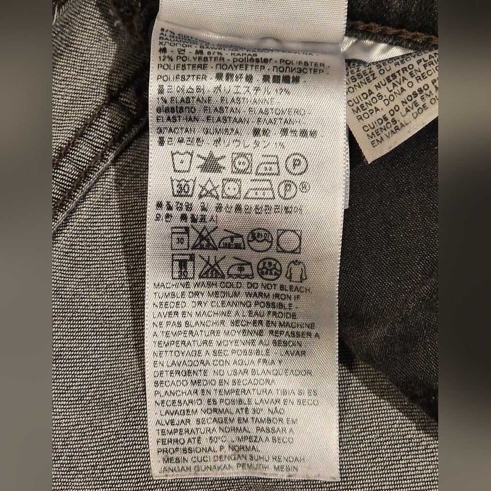 Levis 721 High Rise Skinny Jeans Flag Stone Gray Size W28 L32 - Picture 7 of 14